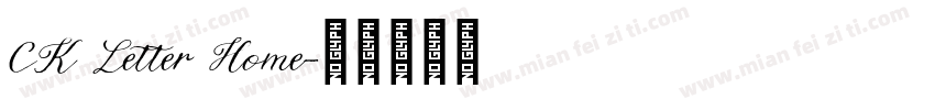 CK Letter Home字体转换